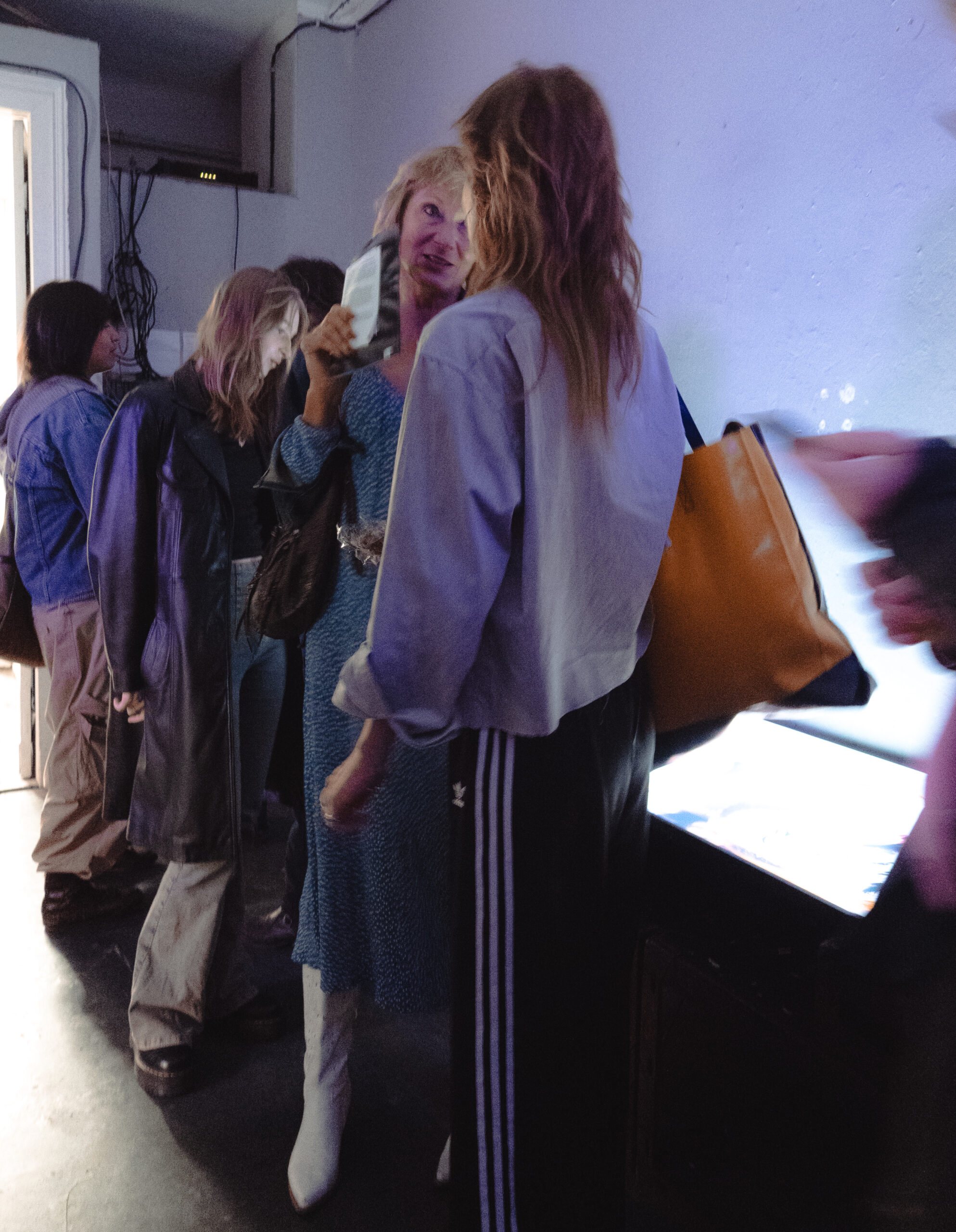 Photo from opening from Chwilkowska's group exhibition in Berlin