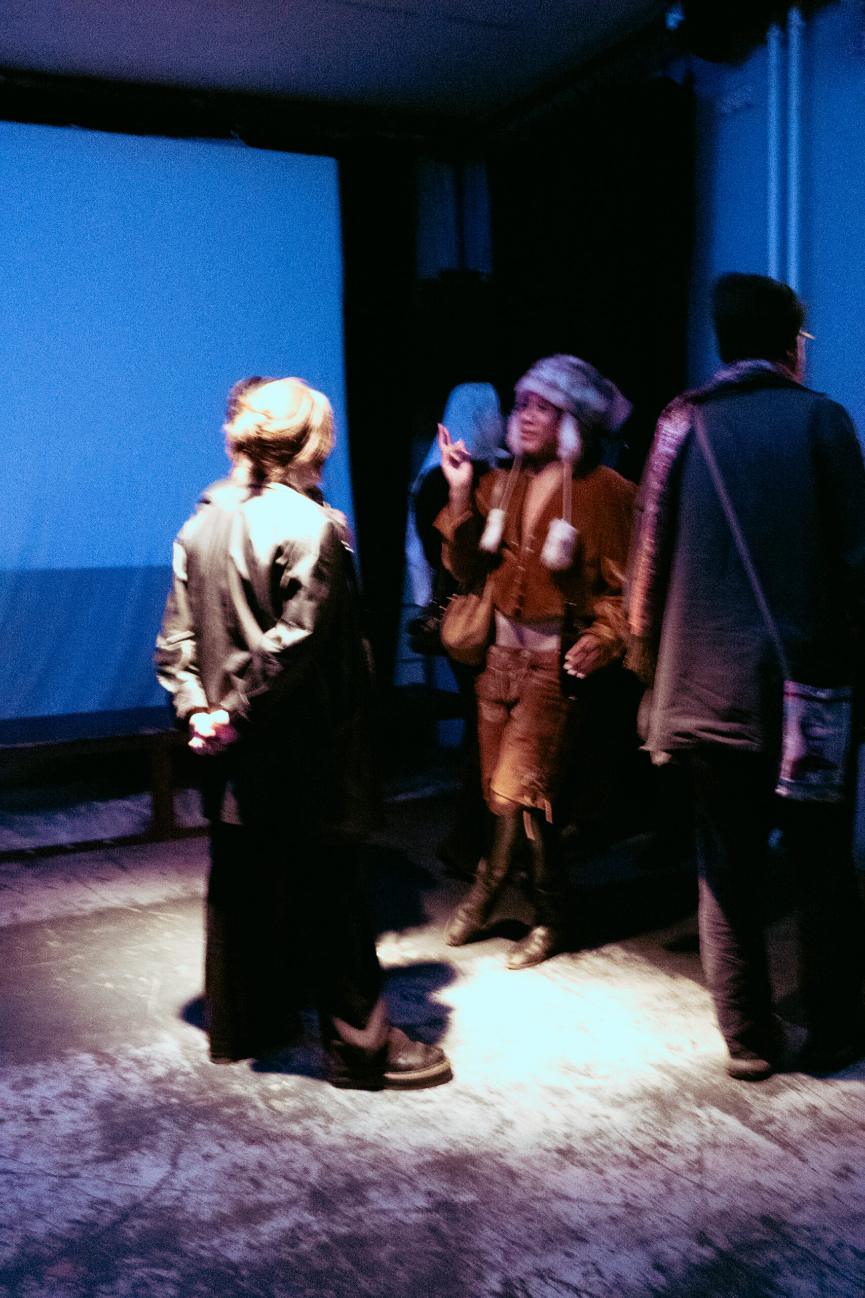 Photo from opening from Chwilkowska's group exhibition in Berlin