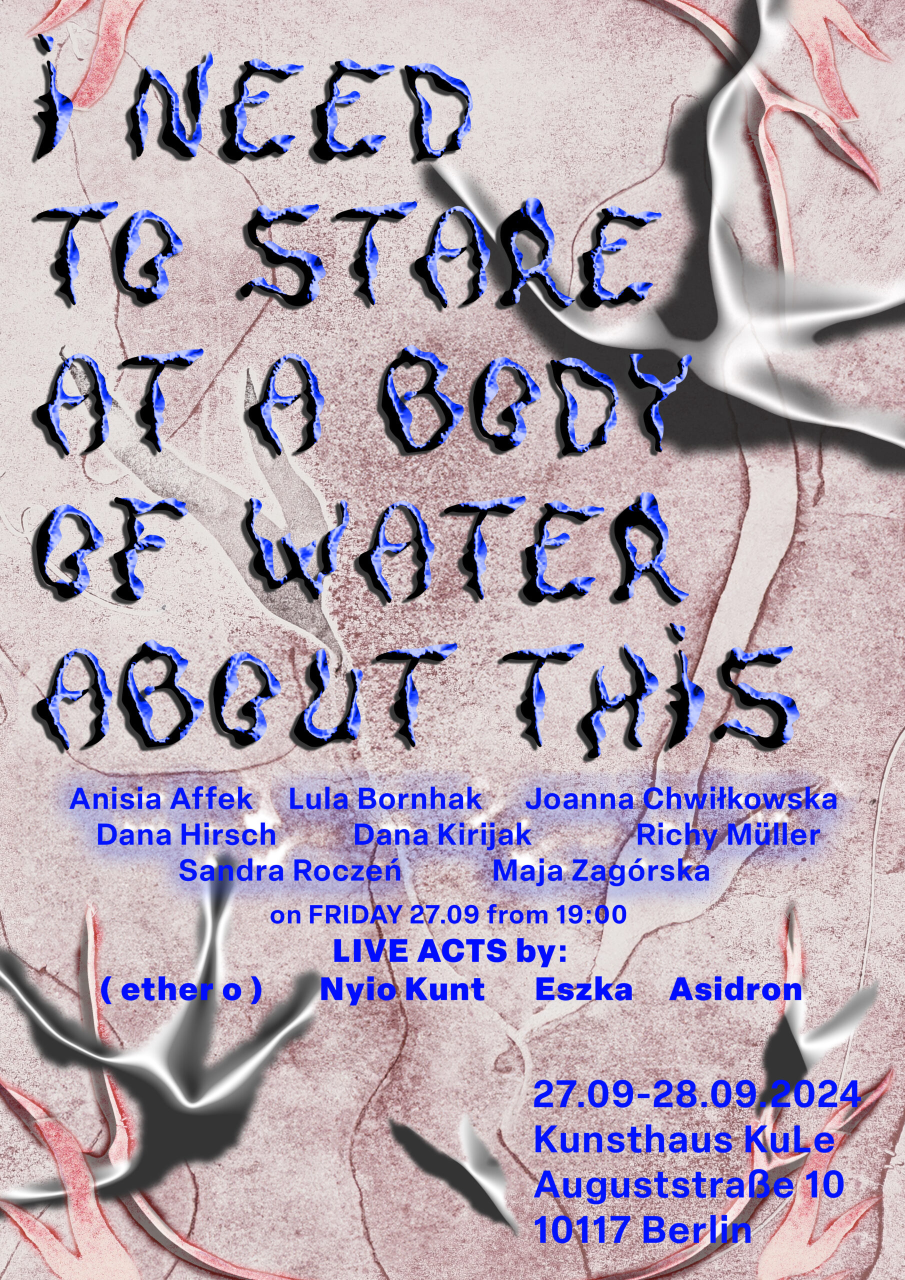 Poster from Chwilkowska's group exhibition in Berlin